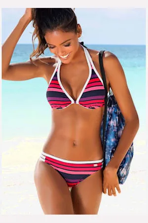 KangaROOS Maillot de bain à armatures motif rayé tendance -