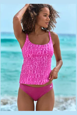 ELBSAND Haut de tankini imprimé tendance -