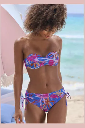 Buffalo Bas de maillot de bain motif floral chaque pièce est unique -