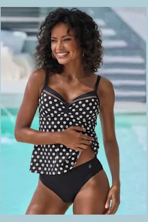 Lascana Tankini à armatures look contrasté tendance -