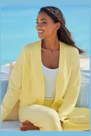 Lascana Veste en tricot cardigan en tricot à manches longues -