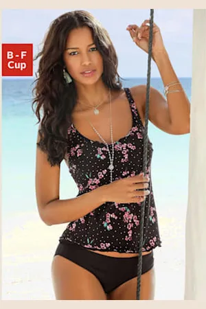 Lascana Tankini à armatures débardeur ventre plat avec armatures intégrées -