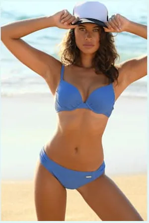 sunseeker Haut de bikini push-up tissu structuré élégant -