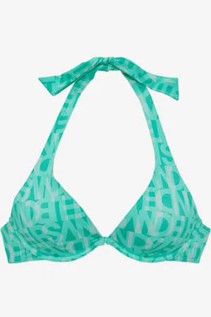 ELBSAND Haut de maillot de bain à armatures imprimé tendance -