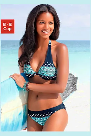 KangaROOS Maillot de bain à armatures motif à losanges tendance -