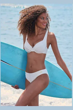 sunseeker Haut de maillot de bain à armatures matière structurée aux couleurs tendances -
