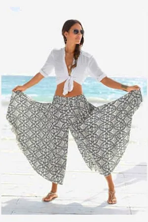 Lascana Jupe-culotte jambes extra-larges, style jupe -