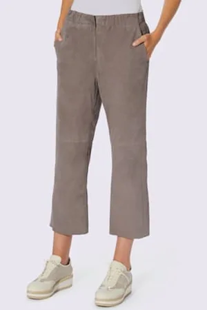 Rick Cardona Pantalon en cuir cuir velours très doux -
