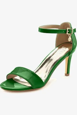 Lascana Sandales à talons hauts joli aspect verni -