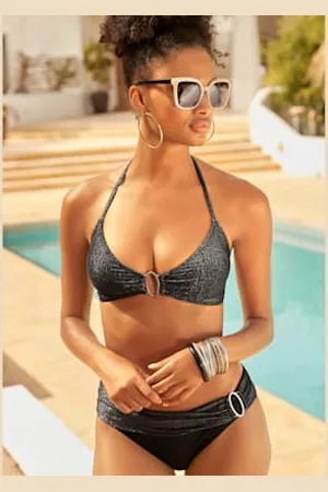 Jette Joop Bikini triangle débardeur brillant -