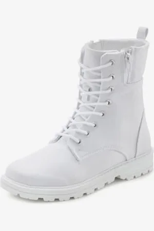 Lascana Bottines à lacets chaussures en textile, chaussures en tissu bottines d