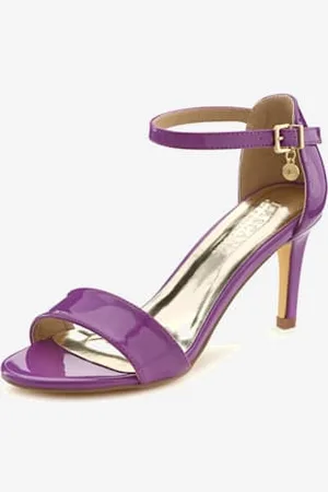 Lascana Sandales à talons hauts joli aspect verni -
