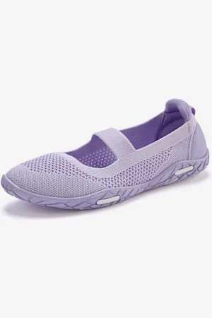 Lascana Sneakers ballerines chaussures en textile, chaussures en tissu avec semelle ultra-légère, très plate et souple -