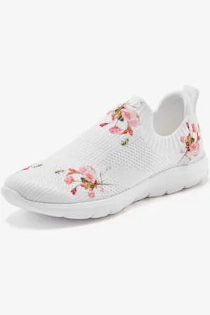 Lascana Baskets chaussure en textile à imprimé floral - s