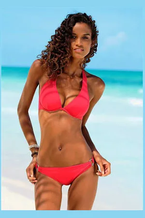 CHIEMSEE Maillot de bain à armatures bikini cintre à nouer dans le cou -