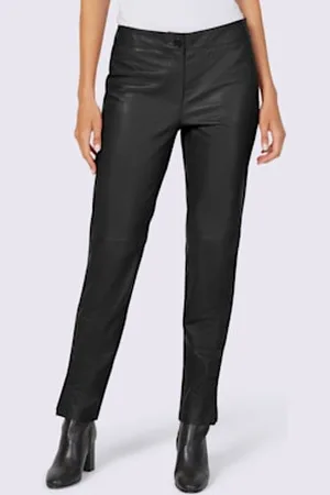 Ashley brooke Pantalon cuir agneau nappa -