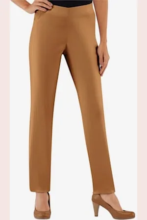 STEHMANN Pantalon classique uni avec ceinture élastique -