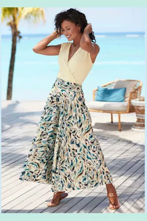 Lascana Jupe-culotte jambes extra-larges, style jupe -