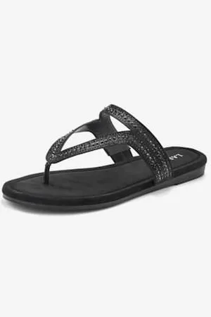 vivance collection Mules ornées de petites pierres fantaisie -