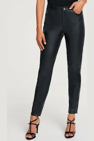 Ashley brooke Pantalon en cuir cuir d