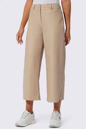 CRÉATION L Pantalon en synthétique imitation cuir souple -