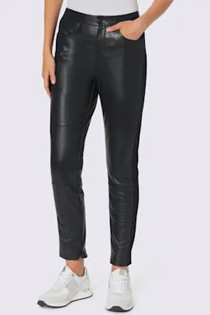 Rick Cardona Pantalon en cuir cuir agneau nappa -