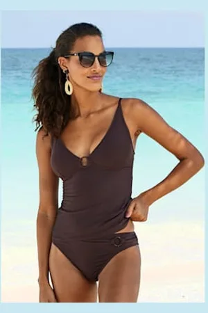 QS by s.Oliver Haut de tankini bonnets amovibles -