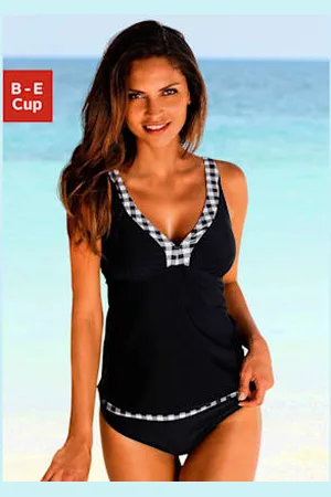 Lascana Tankini à armatures avec bretelles réglables -