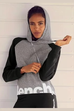 Bench Sweatshirt à capuche pull à capuche avec logo imprimé style haut court -