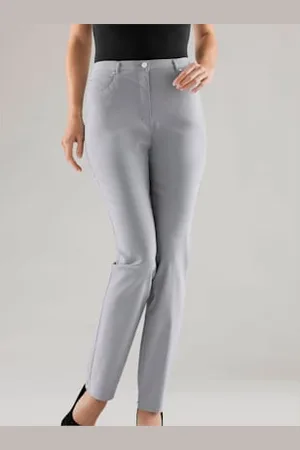 STEHMANN Pantalon féminin à coupe 5 poches classique -