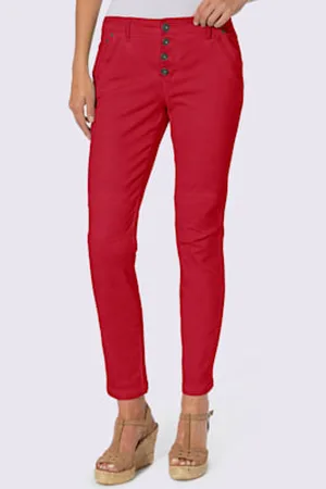 Linea tesini Jean 5 poches délavage spécial pour un coloris tendance -