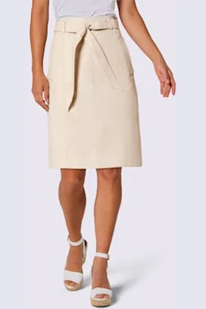CREATION L PREMIUM Jupe en cuir pur cuir d