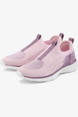 Lascana Baskets sneakers à enfiler en qualité textile douce -