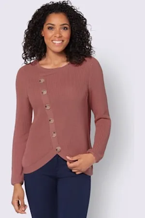 COLLECTION L. Pull 50% coton -