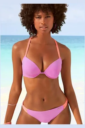 Venice Beach Bas de maillot de bain design contrasté -