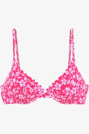 vivance collection Haut de maillot de bain à armatures imprimé à fleurs mode -