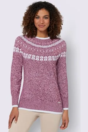 COLLECTION L. Pull norvégien pur coton -