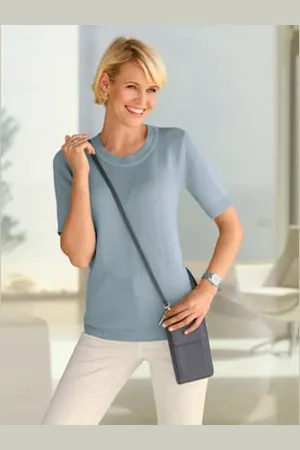 COLLECTION L. Pull 50% coton -
