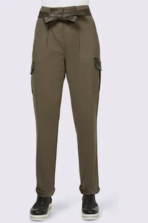 Rick Cardona Pantalon cargo ceinture -