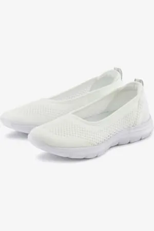 Lascana Sneakers ballerines chaussures en textile, chaussures en tissu particulièrement légères et aérées -