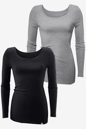 Bench T-shirt manches longues matière côtelée de qualité -