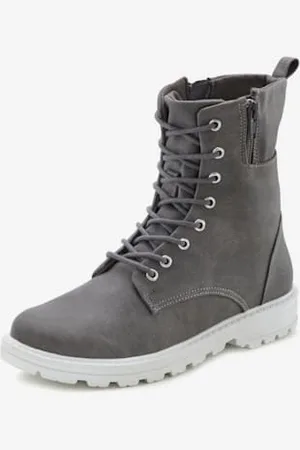 Lascana Bottines à lacets chaussures en textile, chaussures en tissu bottines d