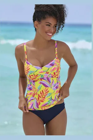 QS by s.Oliver Haut de maillot de bain à armatures motif floral chaque pièce est unique -