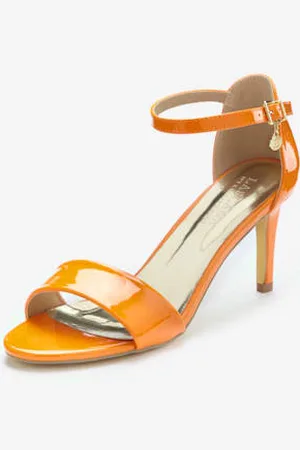 Lascana Sandales à talons hauts joli aspect verni -