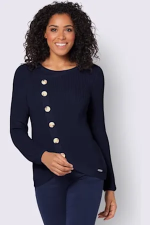 COLLECTION L. Pull 50% coton -