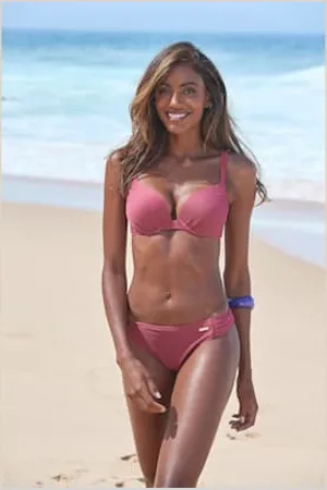 sunseeker Haut de bikini push-up tissu structuré élégant -
