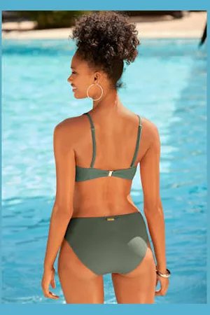 vivance collection Maillot de bain bandeau à armatures design élégant -