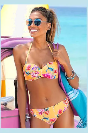 sunseeker Haut de bikini bandeau à armatures bretelles amovibles -