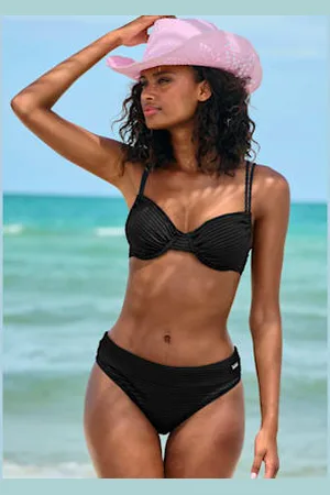 Venice Beach Maillot de bain à armatures matière structurée tendance -