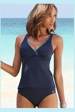 Lascana Haut de maillot de bain à armatures double bordure cocotte -